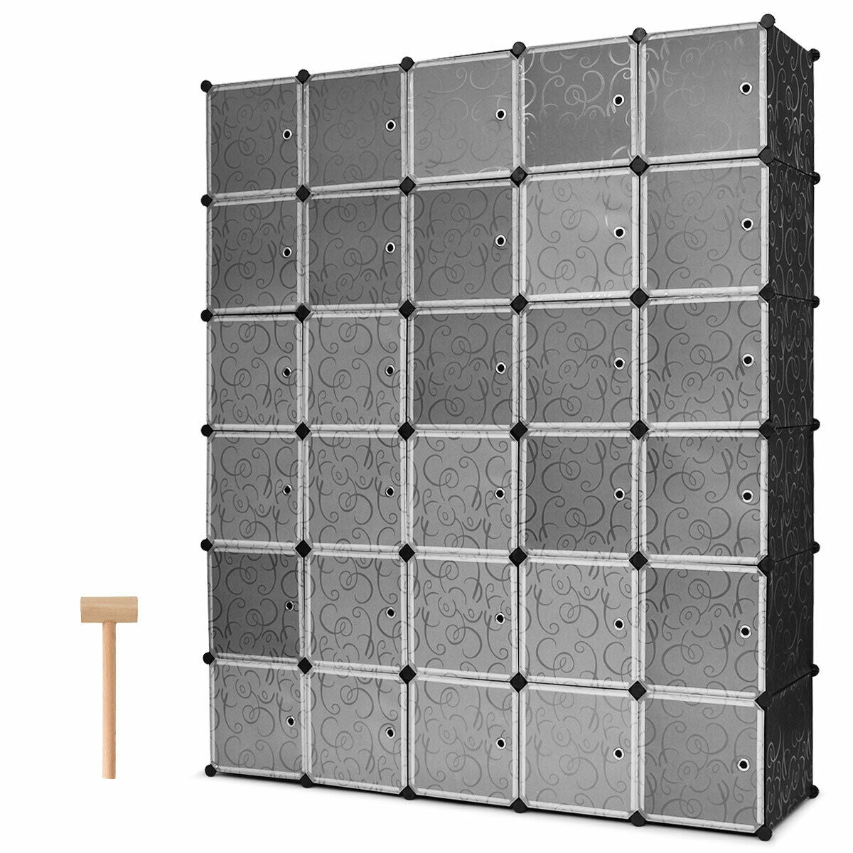 30-Cube Portable Closet Wardrobe Cabinet