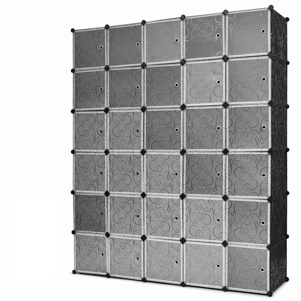 30-Cube Portable Closet Wardrobe Cabinet