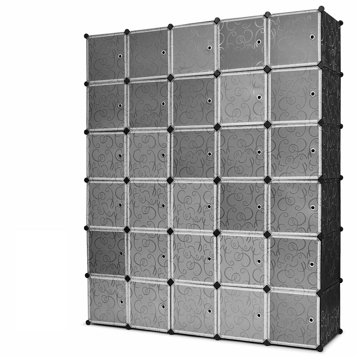 30-Cube Portable Closet Wardrobe Cabinet