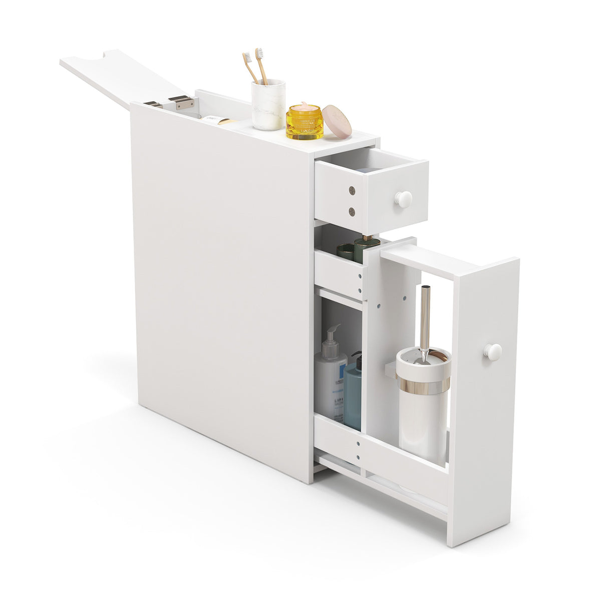 Bathroom Cabinet Space Saver Storage Organizer