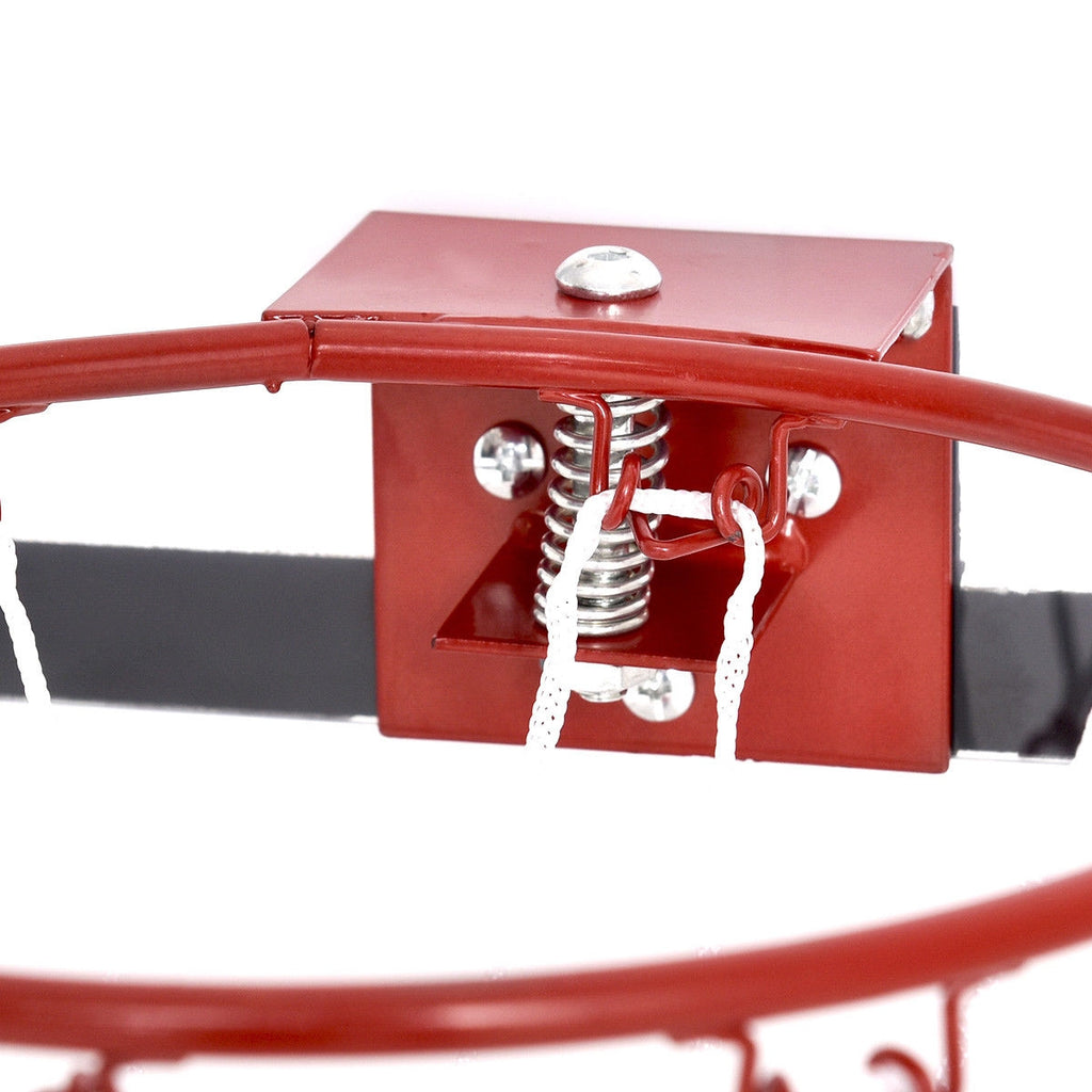 Over-The-Door Mini Basketball Hoop with 9-Inch Rim, Includes Basketball & Nets